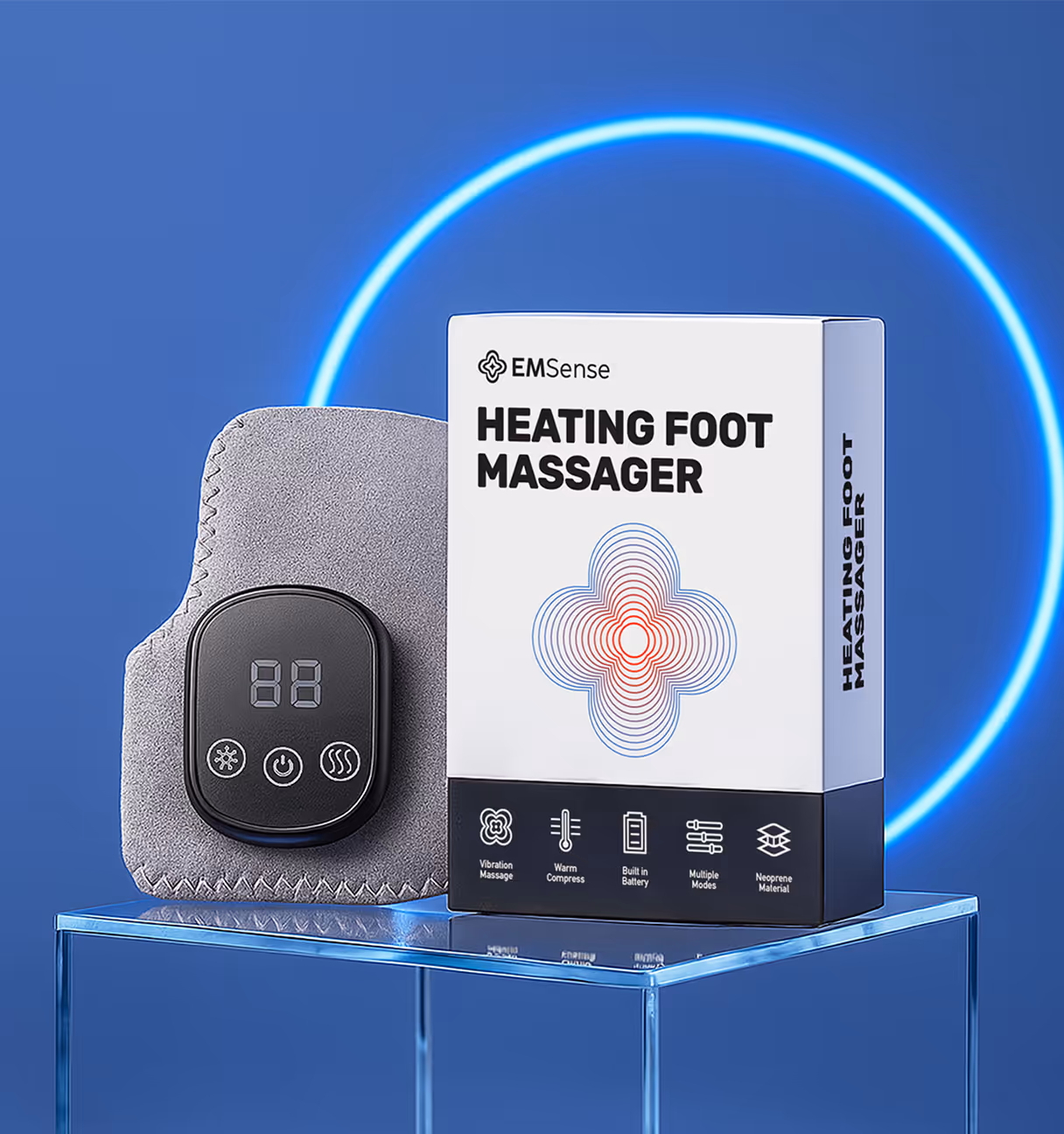EMSense Heating Foot Massager